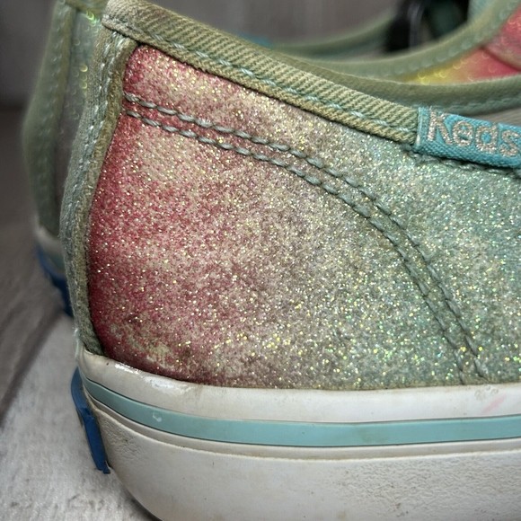Keds Double Up Glitter Rainbow Girls Sneakers Multicolor Size 5 M KY55181 - Picture 12 of 16